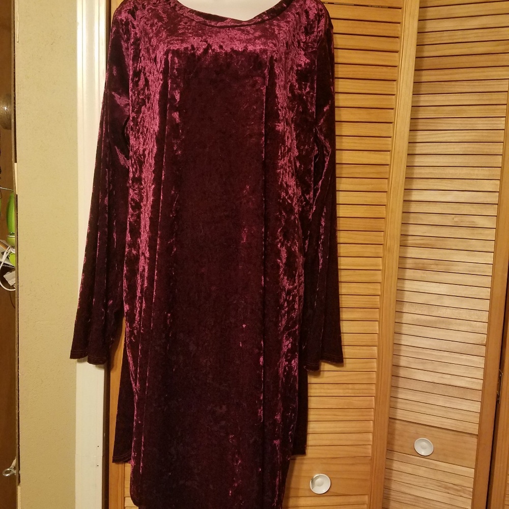 Crushed velvet Dress - Picture 1 of 2